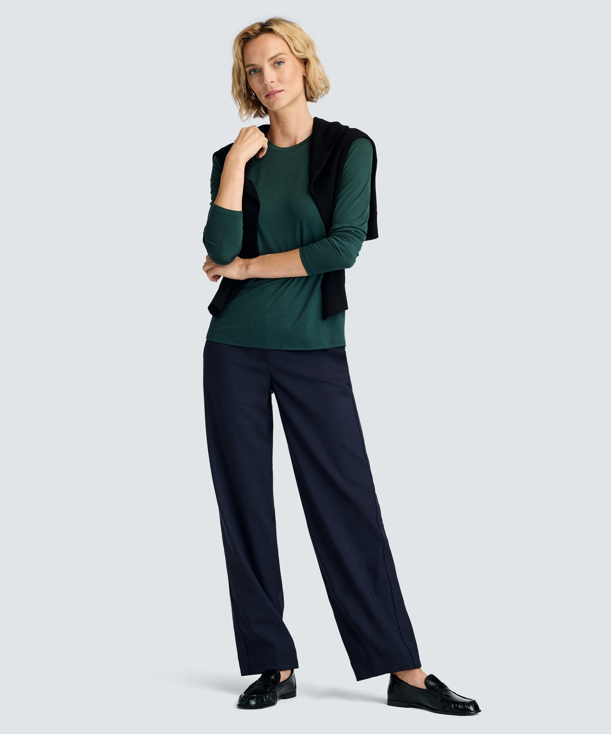 Women's Long Sleeve Merino Crew