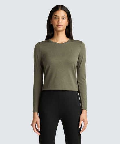 Women's Long Sleeve Merino Crew