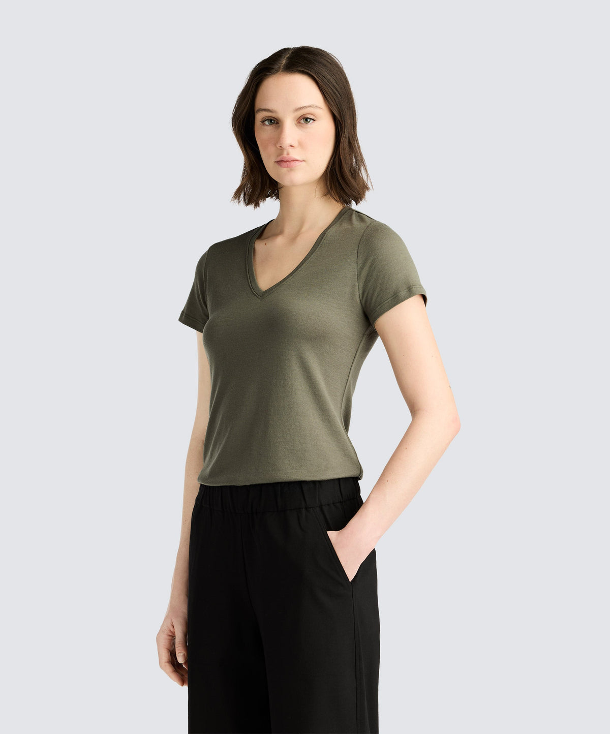 Women's Merino V-Neck T-Shirt