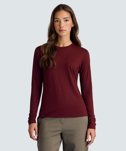 Women's Long Sleeve Merino Crew