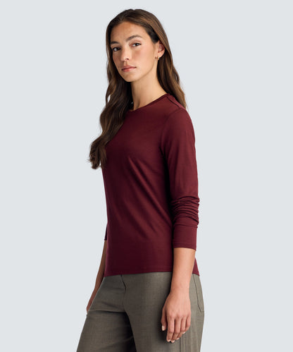 Women's Long Sleeve Merino Crew