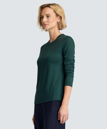 Women's Long Sleeve Merino Crew